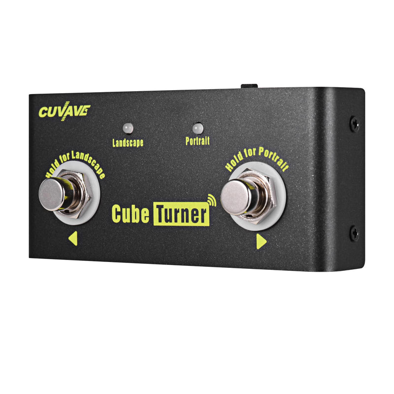 Lerodite Page Pedal Tuner, External Pedal Controller,Music Score Control the Turning Function Page Up Page Down for Guitar Effect Pedal,Tablet,Mobile Phone