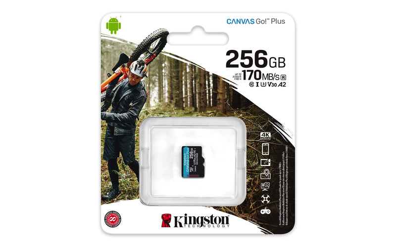 SDCG3/256GBSP microSD Card 256GB Faster (Up to 170 MB/s) without adaptor