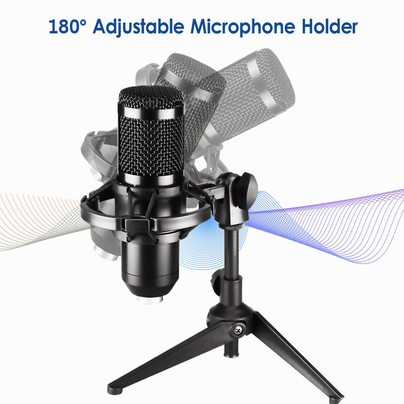 [AUSTRALIA] - USB Microphone,Condenser Recording Microphone for PC Computer Desktop Laptop MAC or Windows Recording, Voice Overs,Streaming Broadcast,YouTube Game (01) 01 