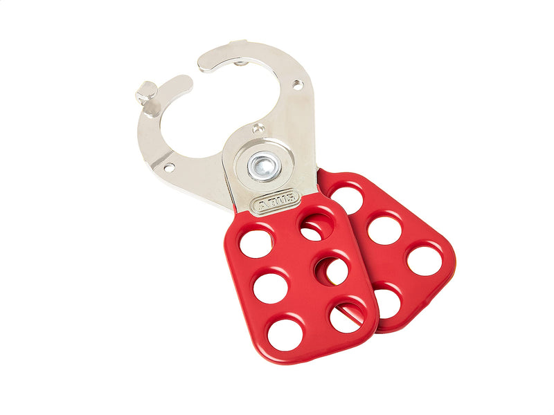 AmazonCommercial Lockout Tagout Hasp, 1 Inch Steel with Tabs