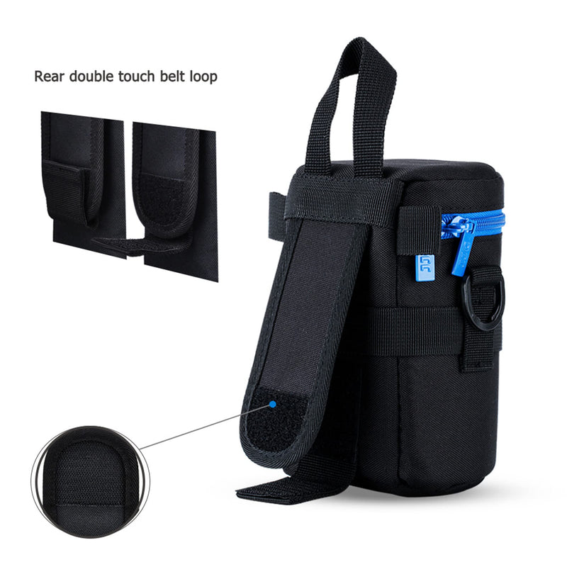 JJC Deluxe Lens Case Pouch for Canon EF 35mm F2 28-200mm,EF-S 17-55mm 17-85mm,Fuji XF 55-200mm 56mm,Nikon AF-S 18-200mm 18-300mm 18-105mm 16-85mm 55-200mm ED,Sony 55-210mm,Tamron AF 18-270mm 16-300mm M