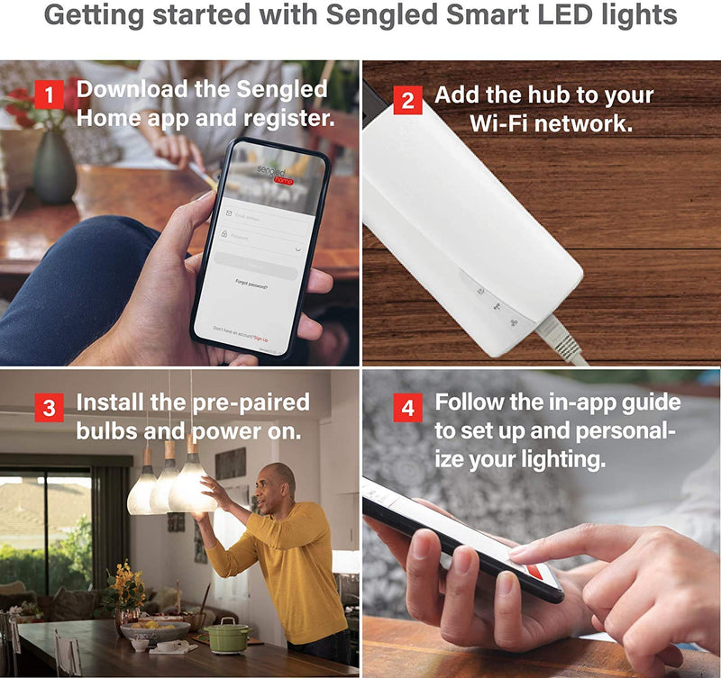 [AUSTRALIA] - Sengled Smart Hub, for Use with Sengled Smart Products, Compatible with Alexa & Google Assistant 