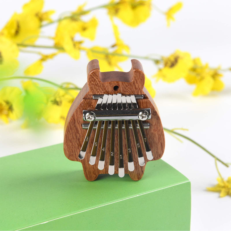 8 Key Mini Kalimba exquisite Finger Thumb Piano Marimba Musical good accessory Pendant Ornament Gift (1) 1