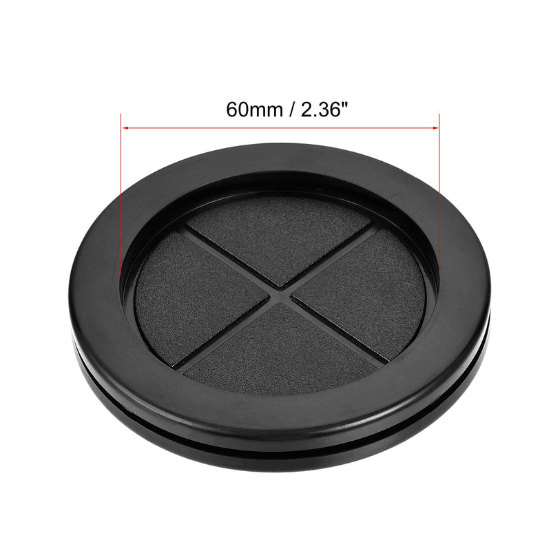 uxcell Rubber Grommet Round Double-Sided Mount Dia 70 mm for Wire Protection 4pcs