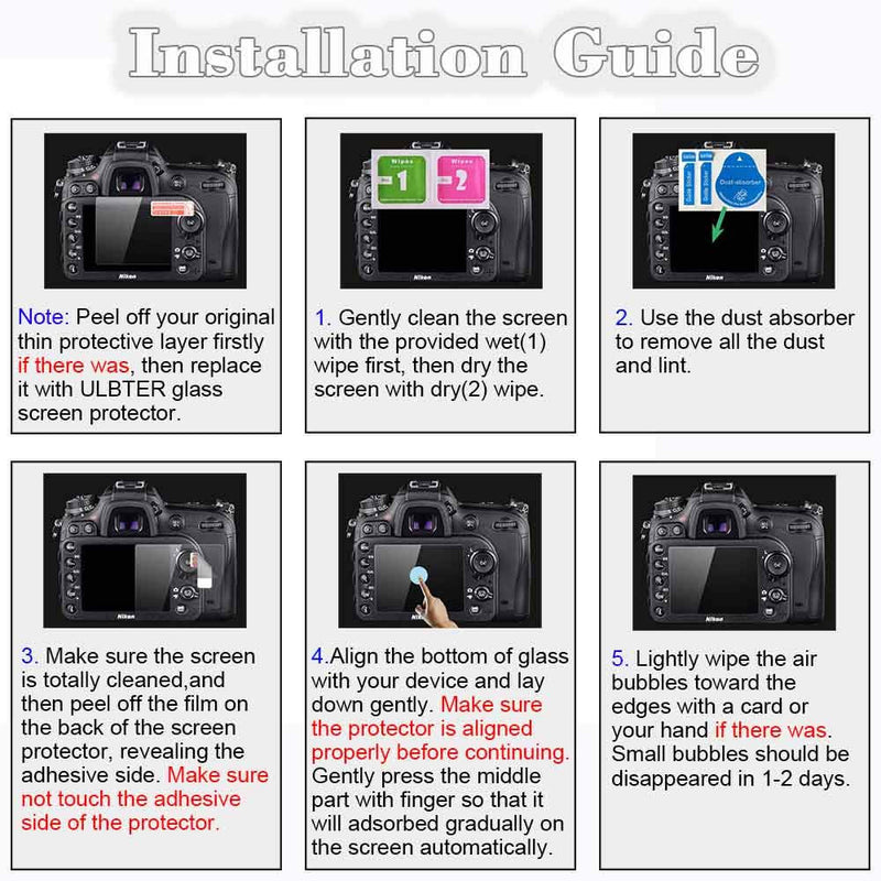 X-S10 Screen Protector for Fujifilm X-T30 X-T20 X-T10 X-E3 Fuji X-S10 X-T30 XF10 X-T100 X-A1 X-A2 Digital Camera,ULBTER 0.3mm 9H Hardness Tempered Glass Flim Anti-Scrach Anti-Fingerprint -3 Pack