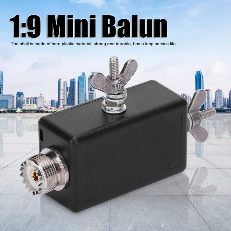 1:9 Mini Balun Audio Balanced Unbalanced Converter Impedance Conversion Suitable HF Shortwave Antenna for Outdoor Setting QRP Station