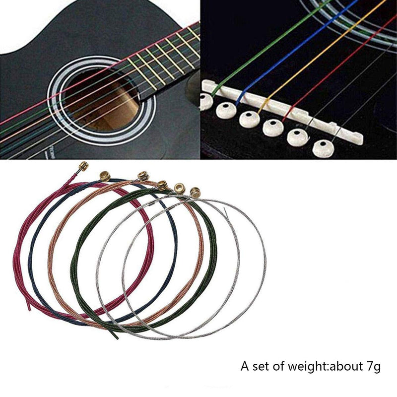 Guitar Replacement String, 3 Sets Ballad Substitute Steel Bowstring Multi Pack Guitar Strings