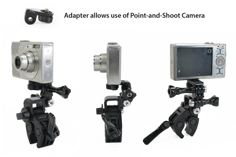 Action Mount - 4 pc Screw Adapter Set for Sport Cameras. 2 Styles of Design Camera Screw (1/4-Inch 20), Easily Connect Action Camera to Any Accessories. (4pcs Adapter Set)