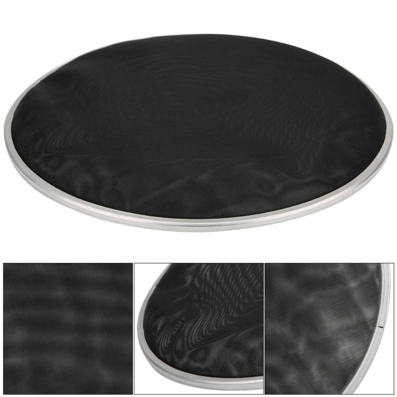 Drum Head Skin, 10 Inch Nylon Mesh Drum Set Accessories for Drum Set Percussion Instrument Parts Black