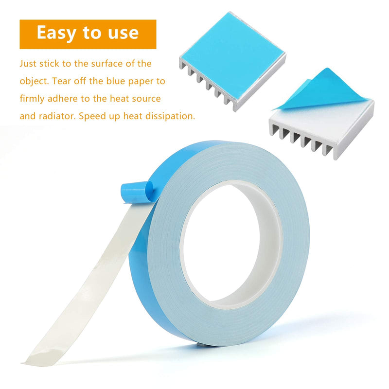 [AUSTRALIA] - ESUMIC Aluminum Heat Sink Heat Sink Module 16 Heat Sinks for high-Power Transistor semiconductor Devices 100x100x18mm and 1roll 20mm x 25m Double-Sided Adhesive Thermal Conductive Tape 