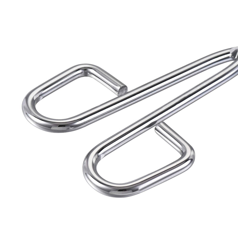 uxcell Lab Beaker Tongs Stainless Steel Chrome Plated 10-inch Opens Up to 200mm Width Blue