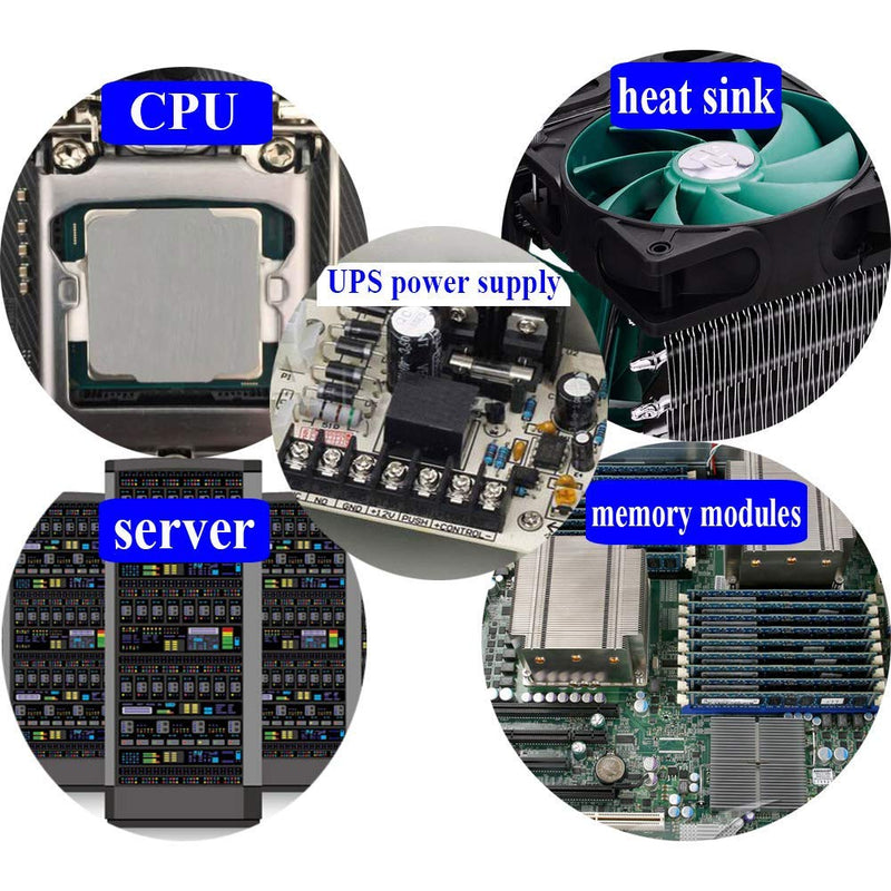 HY-P13 Thermal Conductivity: >13.5W/m-k Thermal Paste,CPU Paste;Heatsink Past;Thermal Compound; Carbon Based High Performance, Heatsink Paste, Thermal Compound CPU for All Coolers, 1 Grams