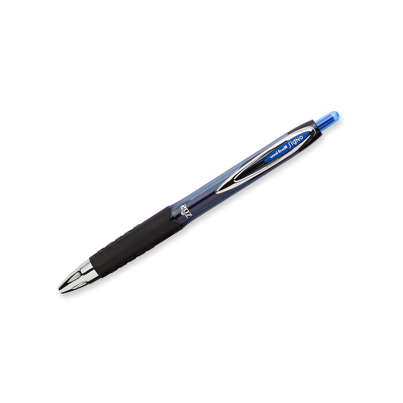 uni-ball 207 Retractable Gel Pens, Medium Point (0.7mm), Blue, 2 Count
