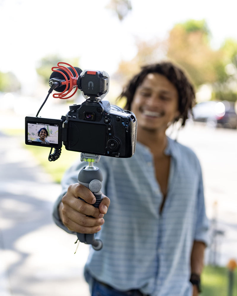 JOBY PodZilla Large Flexible Tripod with Ball Head Included, for Compact Mirrorless Cameras or Devices up to 2.5kg, Gray, JB01661-BWW