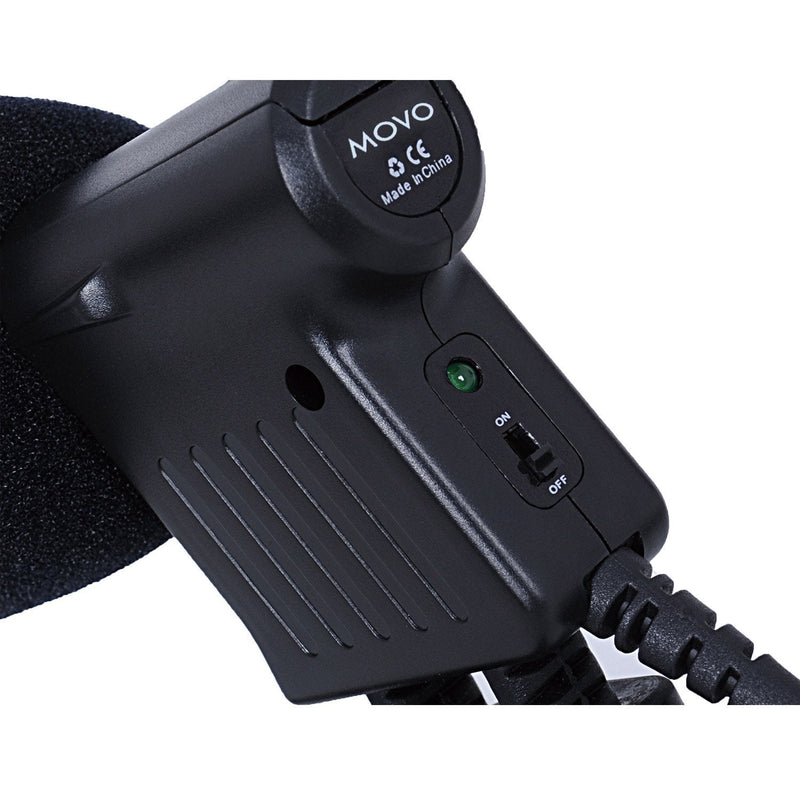 Movo VXR1000 Mini HD Shotgun Condenser Video Microphone for DSLR and Mirrorless Cameras