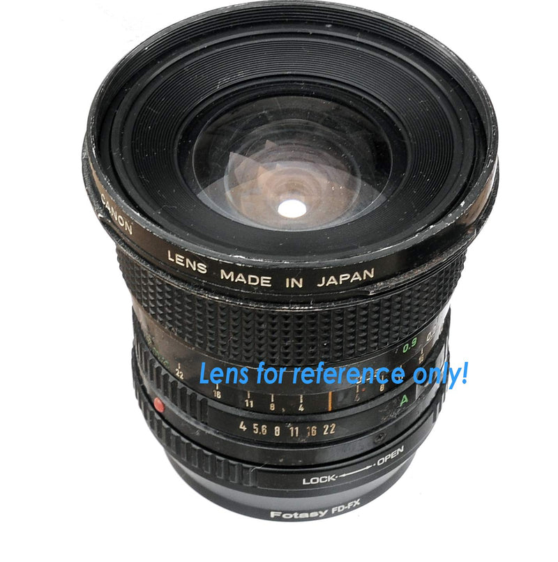 Fotasy FD Lens to Fuji X Adapter, Canon FD Lens to Fujifilm X Mount Adapter, Compatible with Fujifilm X-Mount X-Pro2 X-E2 X-E3 X-A5 X-M1 X-T1 X-T2 XT3 X-T10 X-T20 X-T30 X-H1 Canon FD - FX Adapter