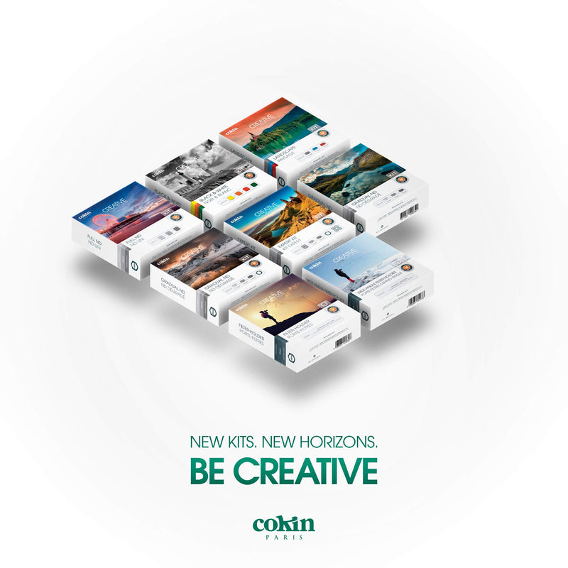 [AUSTRALIA] - Cokin Square Filter Full ND Creative Kit - Includes ND2 (1-Stop), ND4 (2-Stop), ND8 (3-Stop) for M (P) Series Holder - 84mm X 84mm Medium 