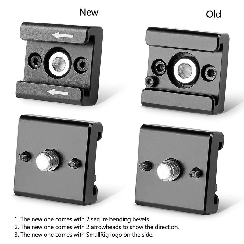 SMALLRIG Cold Shoe Mount Adapter with 1/4’’ Thread Hole for Camera and Camcorder Rigs – 1241 Cold Shoe 1241