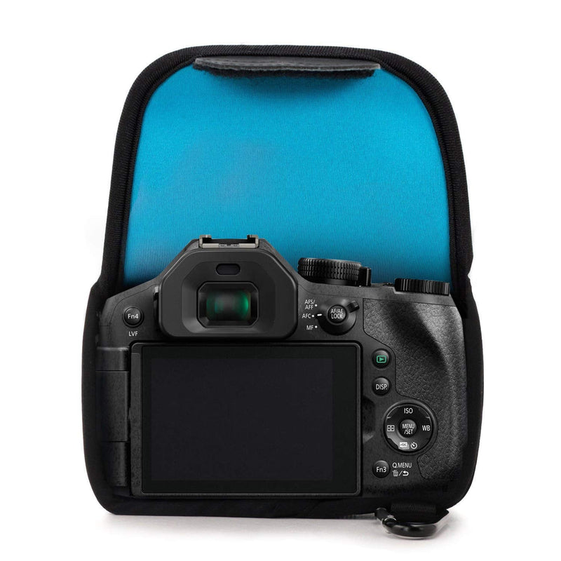 MegaGear Ultra Light Neoprene Camera Case Compatible with Panasonic Lumix DMC-FZ300 Blue