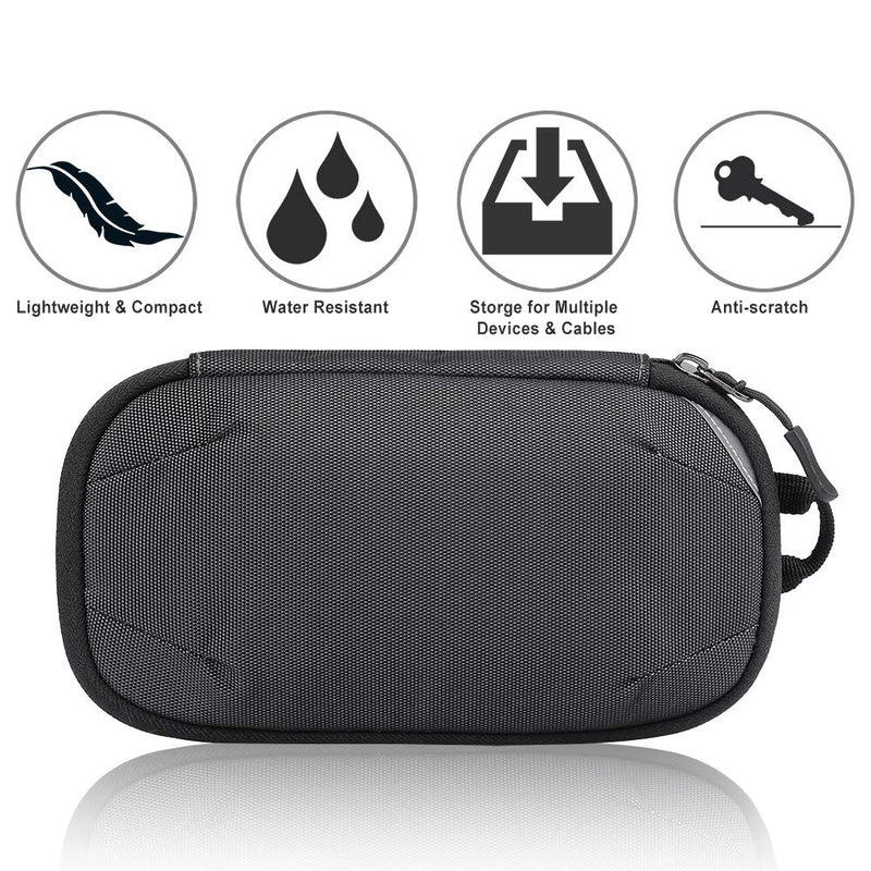 Twod Electronic Organizer Travel Universal Accessories Storage Bag Portable for Hard Drives, Cables, Memory Sticks, Charger, Phone, USB,SD Cards