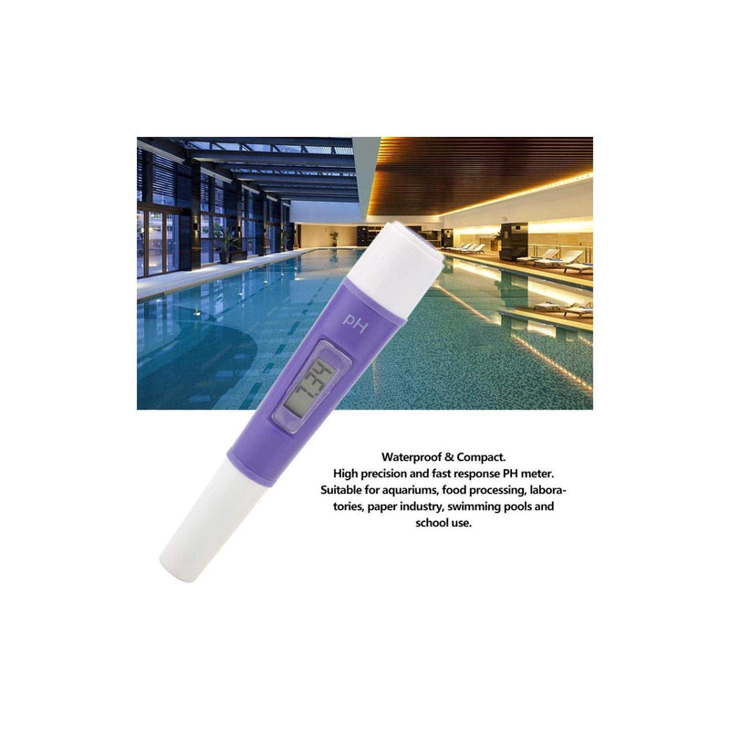 PH Meter for Water, Waterproof Digital PH Meter with Screwdriver, Portable PH Tester Pen Water Quality Tester for Aquarium Hydroponics Swimming Pool