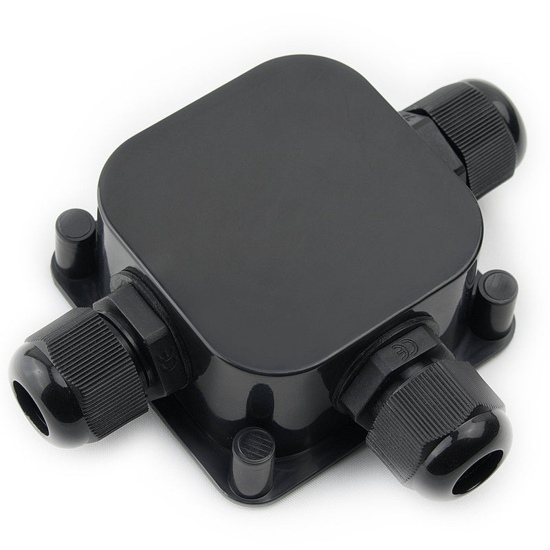 GWHOLE 4Pcs Waterproof IP66 Outdoor Electric Junction Project Box, 3-Way Outdoor Cable Connectors£¬Outdoor/External Electrical Light Junction Box ? 6mm-10.2mm 4 Pcs IP 66 Waterproof Junction Boxes