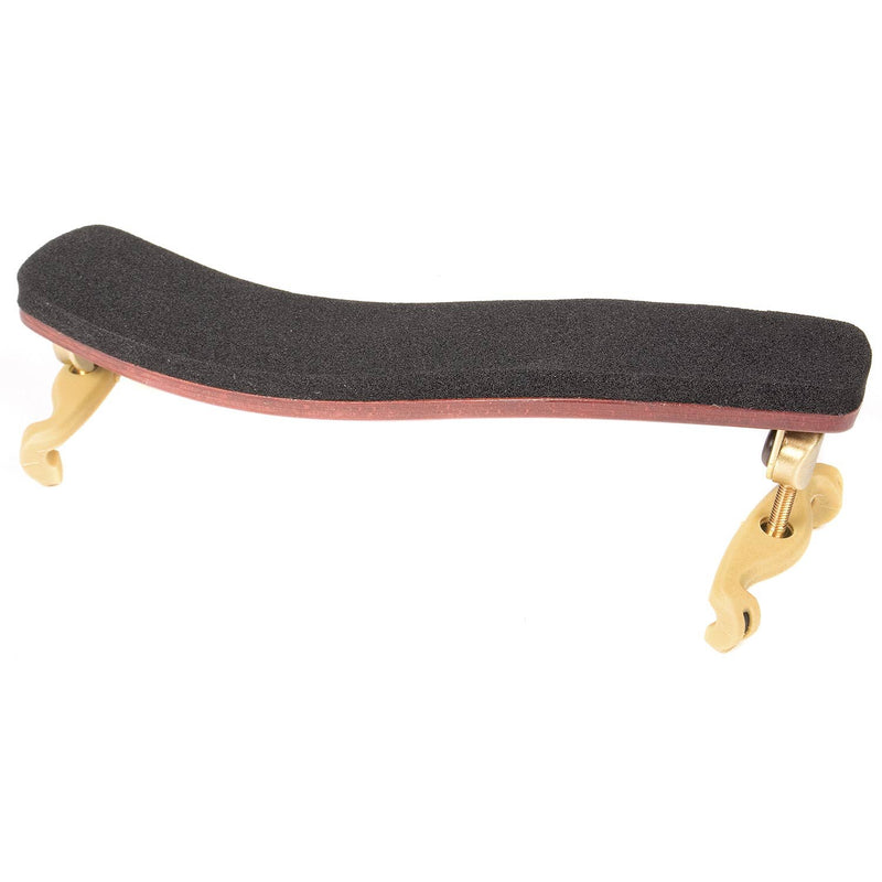 Kun Bravo 4/4 Violin Shoulder Rest - Hardwood with Brass Fittings