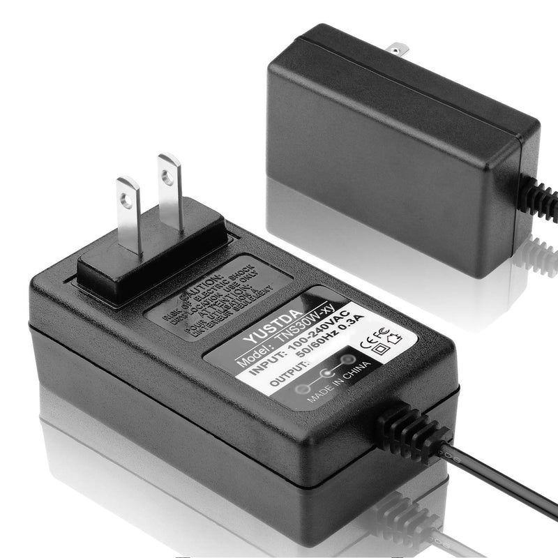 YUSTDA AC/DC Adapter Replacement for Sharp Viewcam VL-AH50U VL-AH60U VL-AH60 VL-AH130U VL-AH130 View Cam Hi8 LCD Camcorder Video Camera VLAH50U VLAH60U VLAH6 Power Supply Cord Battery Charger MainsPSU