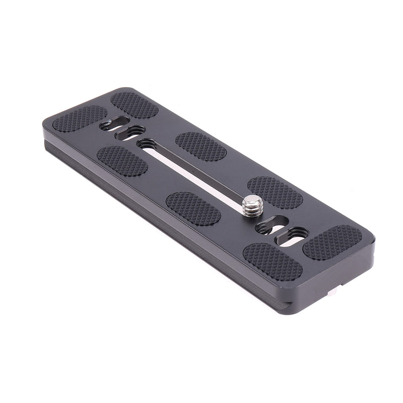 FocusFoto PU120 PU-120 Quick Release Plate, 120mm Long Plate with 1/4"-20 Mounting Screw for Benro B0 B1 B2 J0 J1 N1 Arca Swiss Tripod Ball Head