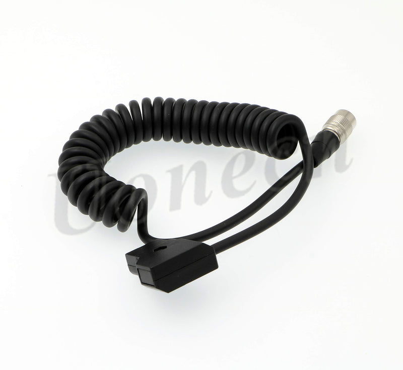 Uonecn Power Spring Cable for SmallHD AC7 OLED DP7 Monitor Hirose 4 Pin Female to D-tap