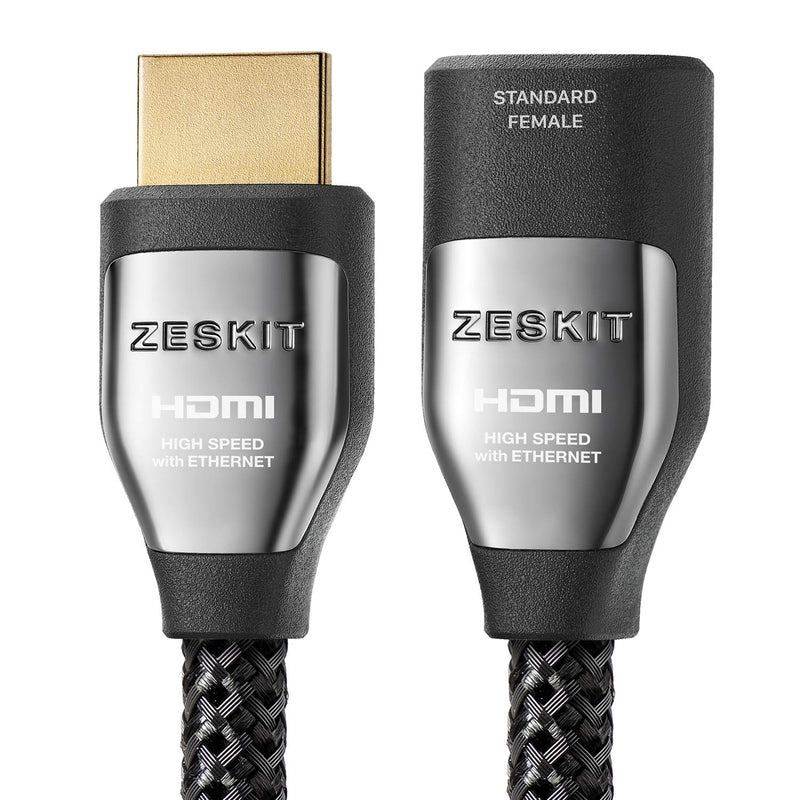 HDMI 2.0 Extension Cable (10ft/ 3m) Cinema Plus (4K 60Hz HDR Dolby Vision HDCP 2.2) Exceed 22.28Gbps Compatible with Roku Fire Stick/TV Xbox PS4 Pro Apple TV Netflix LG Sony Samsung (Male to Female) 3m/10ft
