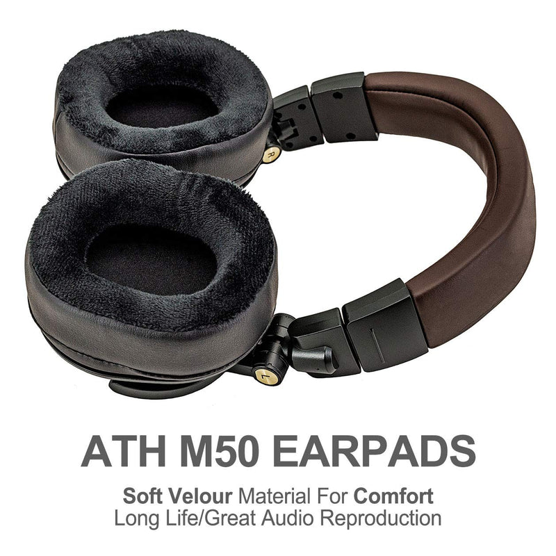 [AUSTRALIA] - Arctis 7 Ear Cushion Replacement Ear Pads Compatible with ATH-M50x M50 M40, Arctis 7 Arctis Pro, ATH-WS1100iS, HD280 Pro, MDR-7506 V6 Headphone (Hybrid Velour) 