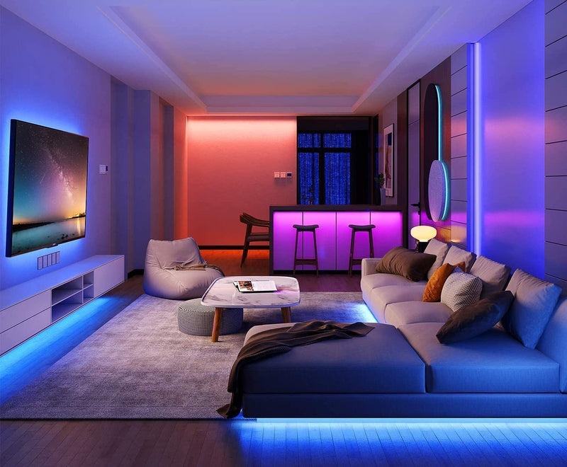 [AUSTRALIA] - Blue LED Strip Light 16ft/5m SMD 2835 300 LEDs 12V Flexible Cuttable LED Tape (No 12V Power Plug/Adapter) Blue 