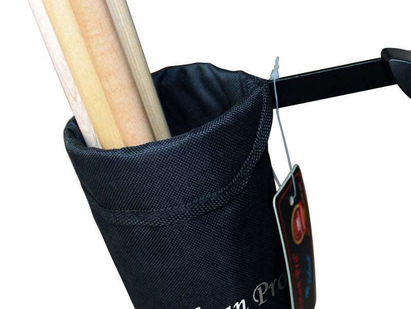 Vizcaya Drum Stick Holder Drum Stick Bag with Drum Key(Black) Black