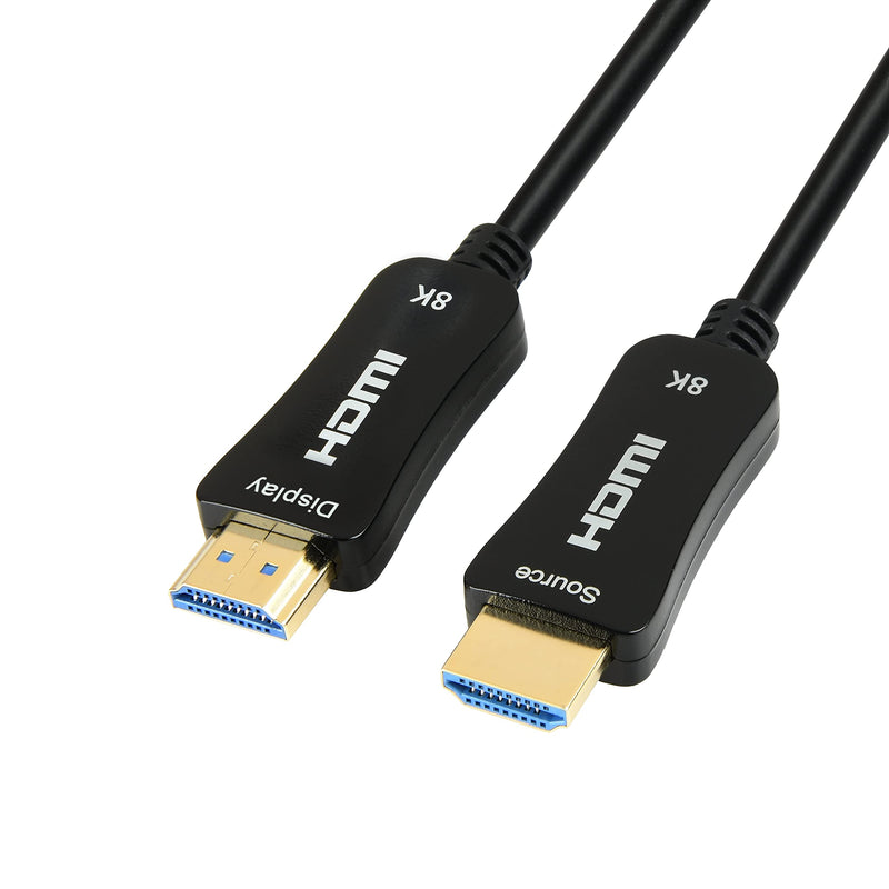 8K Fiber Optic HDMI 2.1 Cable 32 Feet 8K60hz 4K120hz HDCP 2.3 2.2 eARC ARC 48Gbps Ultra High Speed Compatible with Apple-TV Dolby Vision Atmos PS5 PS4, Xbox One Series X, RTX 3080 3090 32Feet