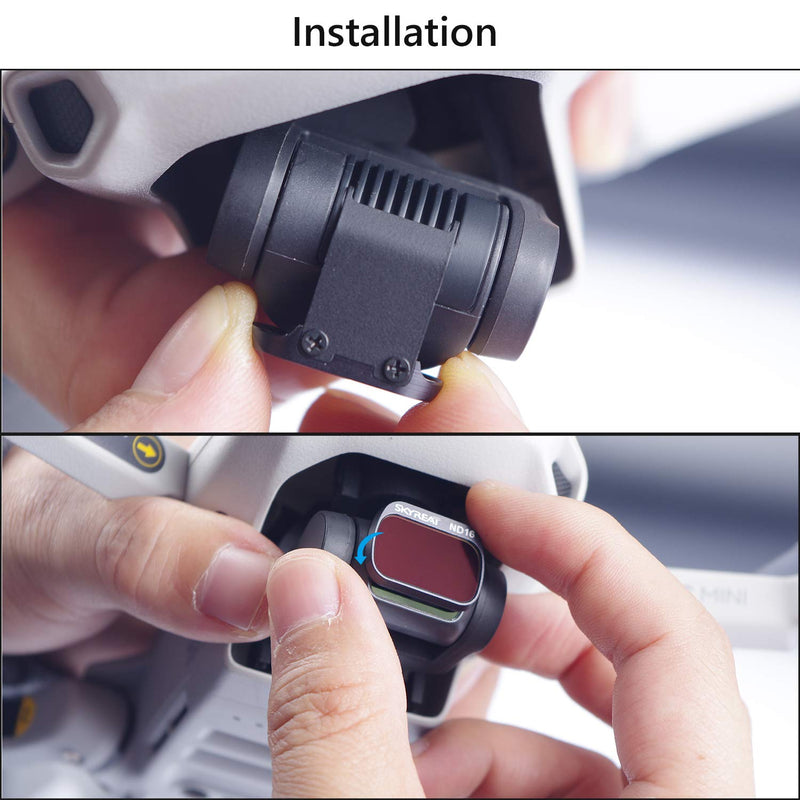 [AUSTRALIA] - Skyreat ND Filters Set for DJI Mavic Mini/Mini 2 Accessories,6 Pack-(CPL, UV, ND8, ND16, ND32, ND64) 