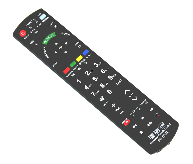 New Panasonic N2QAYB000485 Universal Remote Control for All Panasonic Brand TV, Smart TV - 1 Year Warranty (PN-17+AL)