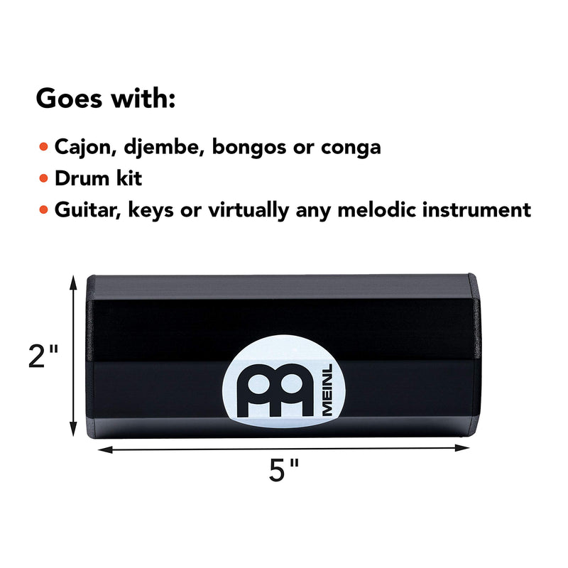 [AUSTRALIA] - Meinl Percussion SH8BK Aluminum Octagonal Shaker, Small, Black 