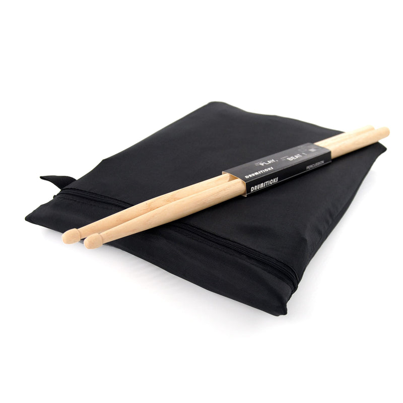 Drum Set Cover - Universal, Large 203cm x 275cm (80" x 108") - Electronic, Acoustic Kits Accessory - No Dust, Waterproof - Complete with Bag, Drumsticks