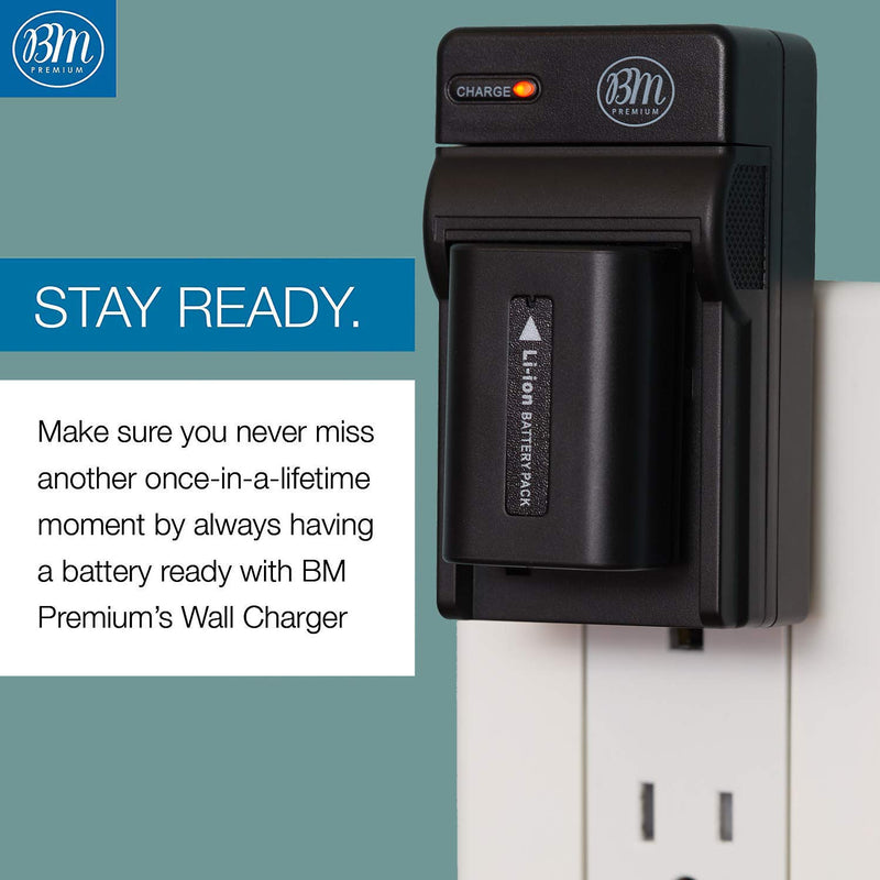 [AUSTRALIA] - BM Premium NP-FV50 Battery and Battery Charger for Sony DCR-SX44 DCR-SX45 HDR-PJ200 HDR-PJ230 HDR-PJ380 HDR-PJ430V HDR-PJ650V HDR-PV790V HDR-TD30V Handycam Camcorder + More!! 