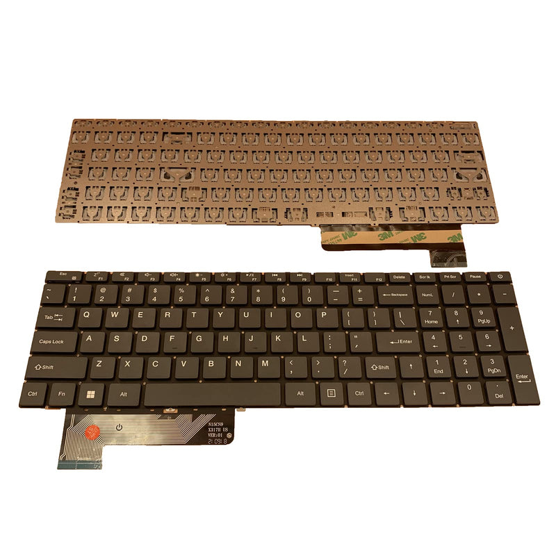 Siakoocty Laptop Replacement US Layout Keyboard for Gateway 15 GWTN156-1 GWTN156-1BK GWTN156 15.6" GWTN156-4 GWTN156-5 GWTN156-5BL GWTN156-7 GWTN156-9 GWTN156-12 12GR N15CS9 MB3661028 Grey