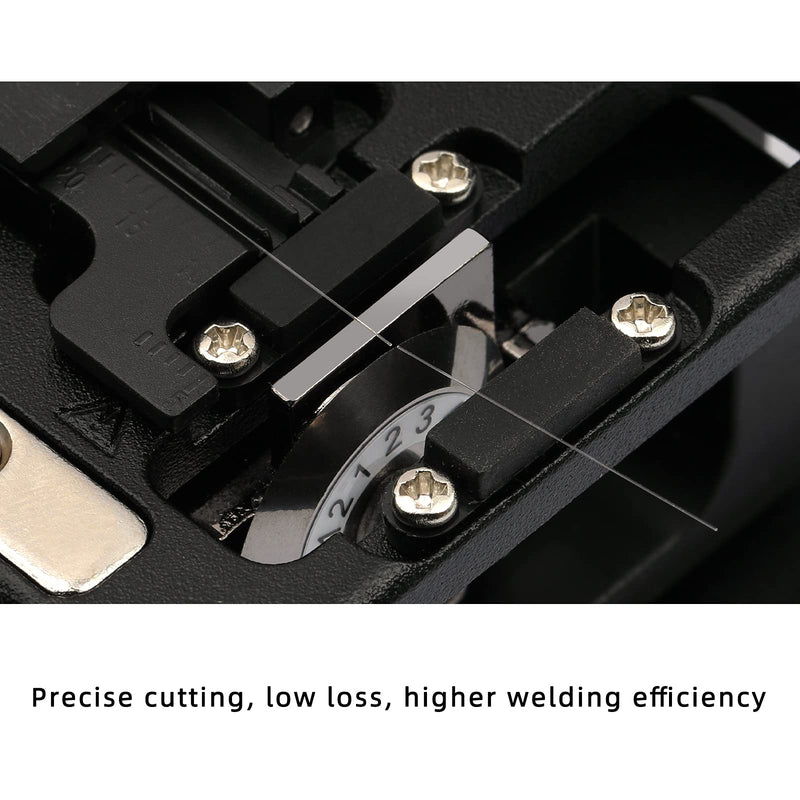 Fiber Cleaver Ftth Fiber Optic Tools High Precision 6C Cable Cutting Fiber Optic Tools Fiber Cleavers 12 Surface Blade