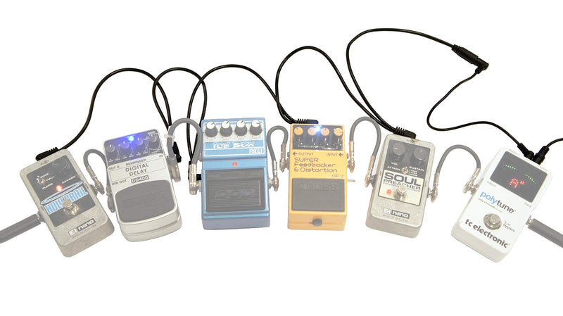 [AUSTRALIA] - Guitar Effects Pedal Power Supply 9V 1 Amp with 5-Way Daisy Chain Cable and 6 Foot Extension Cable Kit 