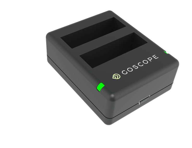 [AUSTRALIA] - GoScope HERO4 Dual Charging Dock + Spare Battery - HERO4 / HERO4 Black / HERO4 Silver / HERO4 White 
