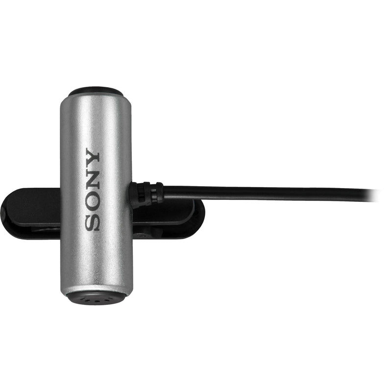 [AUSTRALIA] - Sony ECMCS3 Tie Clip Style Omnidirectional Stereo Microphone + Microfiber Cloth + Cleaning Bundle 
