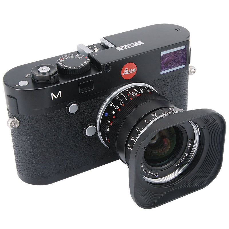 [AUSTRALIA] - Haoge LH-ZV03 Square Metal Lens Hood for Carl Zeiss Distagon T 2.8/21 21mm f/2.8 ZM, C Biogon T 4.5/21 21mm f/4.5 ZM, 2.8/25 25mm f/2.8 ZM, 2.8/28 28mm f/2.8 ZM, C Sonnar T 1.5/50 50mm f/1.5 ZM Lens Square - Black 