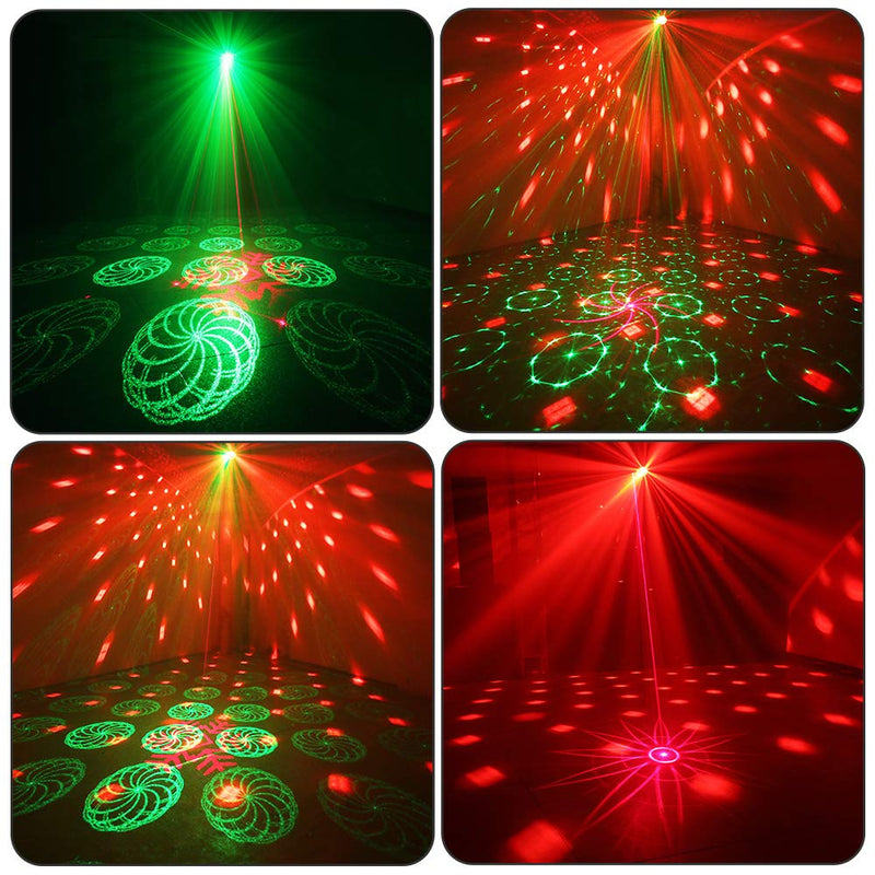 Party Lights, Disco Ball Lights TONGK Dj Disco Lights, LED Stage Light Projector Strobe Lights Sound Activated with Remote Control for Xmas Club Bar Parties Holiday Dance Christmas Birthday Wedding