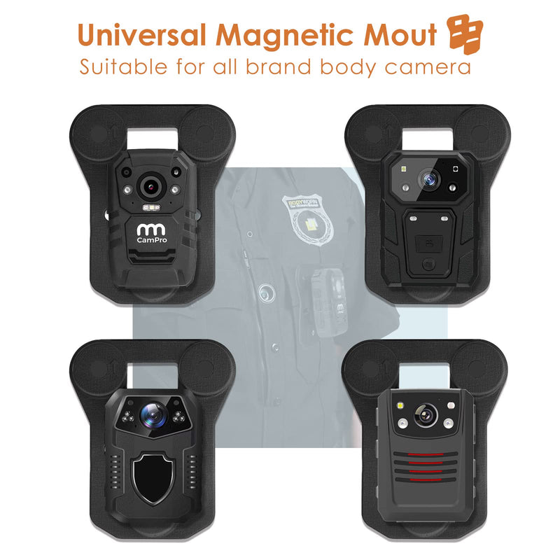 [AUSTRALIA] - CammPro Body Camera Magnetic Mount, Universal Magnet Mount Holder Wearable Clip,Stick to Clothes for All Brand Body Camera(New Upgrade) 
