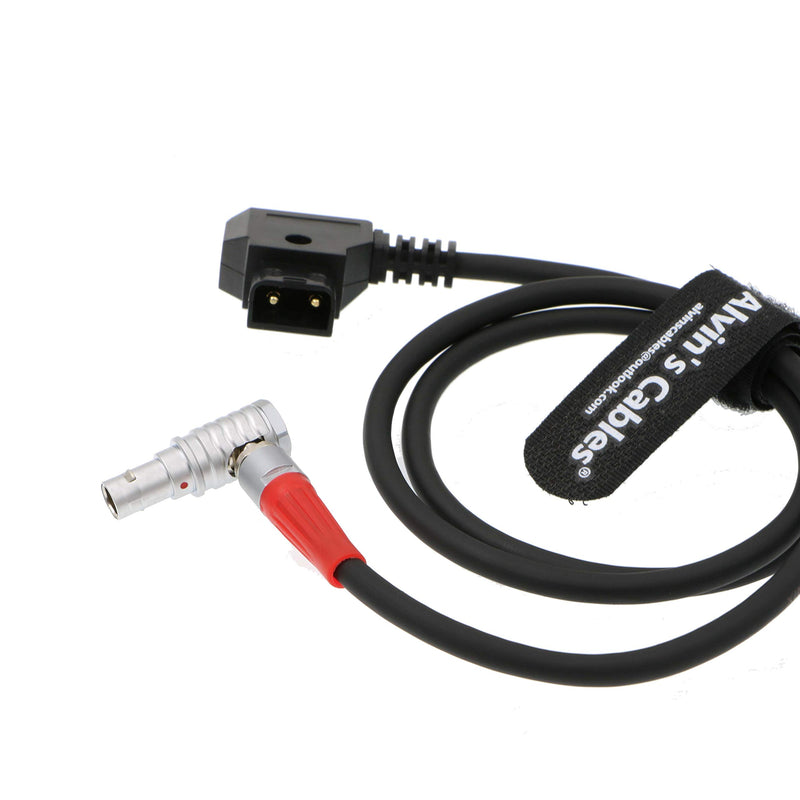 Alvin's Cables Power Cable for Teradek Bolt 500 2 Pin Rotate 180 Right Angle Male to D TAP