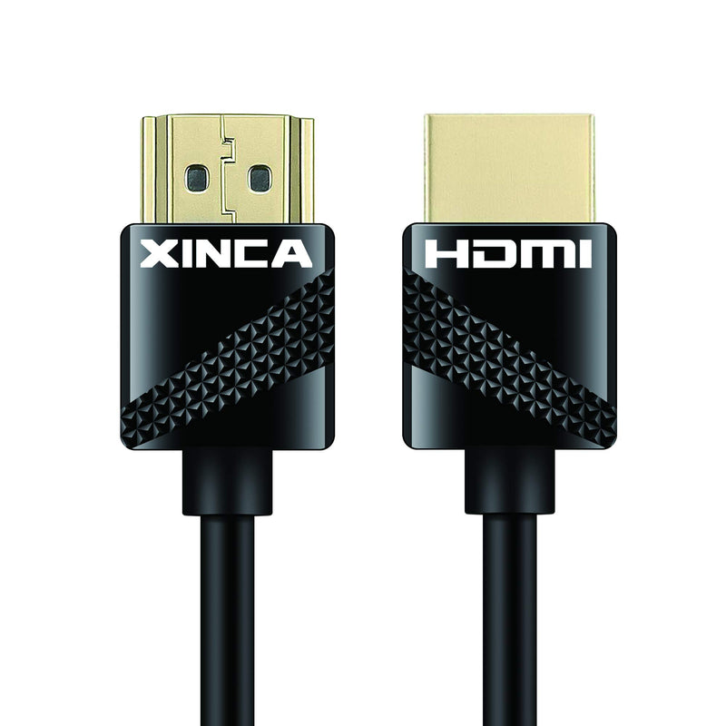 HDMI Cable Ultra HD High Speed HDMI Cable,3D 4K@60HZ, Ethernet 6ft Black - XINCA HDMI AM/AM